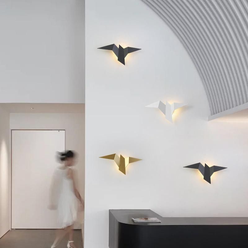 New Nordic LED Bird Wall Lamp Bedroom Decor Wall Light Indoor Modern Lighting for Home Stairs Bedroom Bedside Light Fixturesnew Nordic LED Bird Wall Lamp