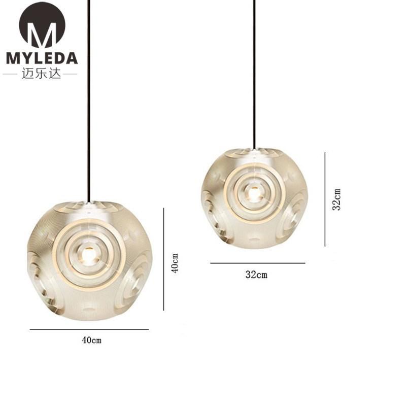 Modern Hanging Lighting Different Color Decorative Pendant Light