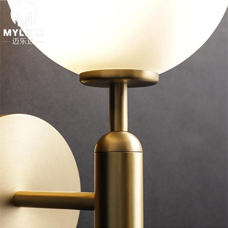 Villa Hotel Interior Modern Decorative Glass LED Wall Light