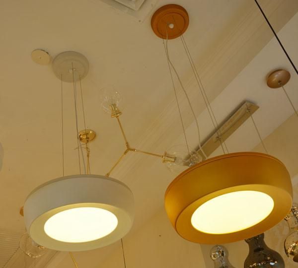 White/ Gold LED Pendant Lamp Lighting in 3 Color Temperature