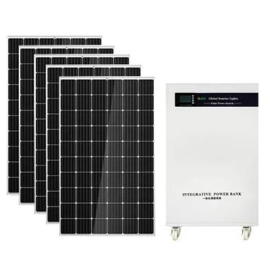 New Factory Selling 5000wh Household Solar Power Generation System 5kw 220V Solar Power Station