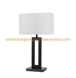 Modern Table Lamp with Linen Fabric Shade (WH-8802T)