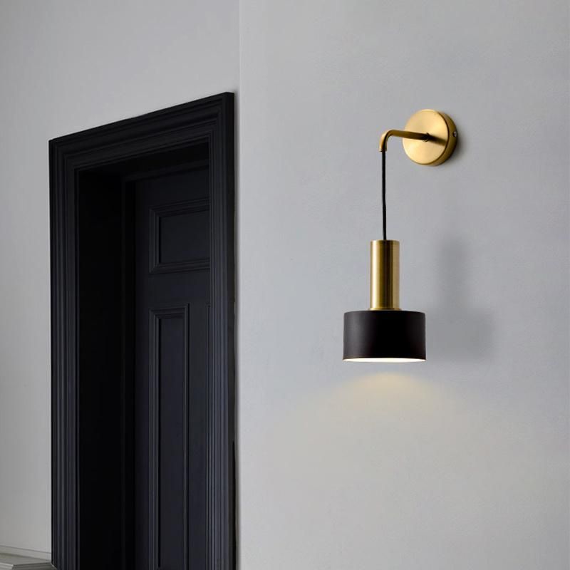 Japanese Style Wall Lamp LED Dimmable Bedside Lamp for Living Room Bedroom