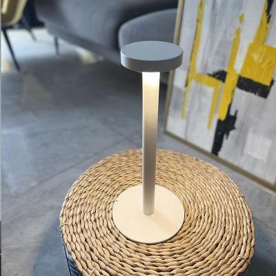 Nordic Cordless Rechargeable Portable LED Table Desk Hotel Dinner Lamp Night Reading Light