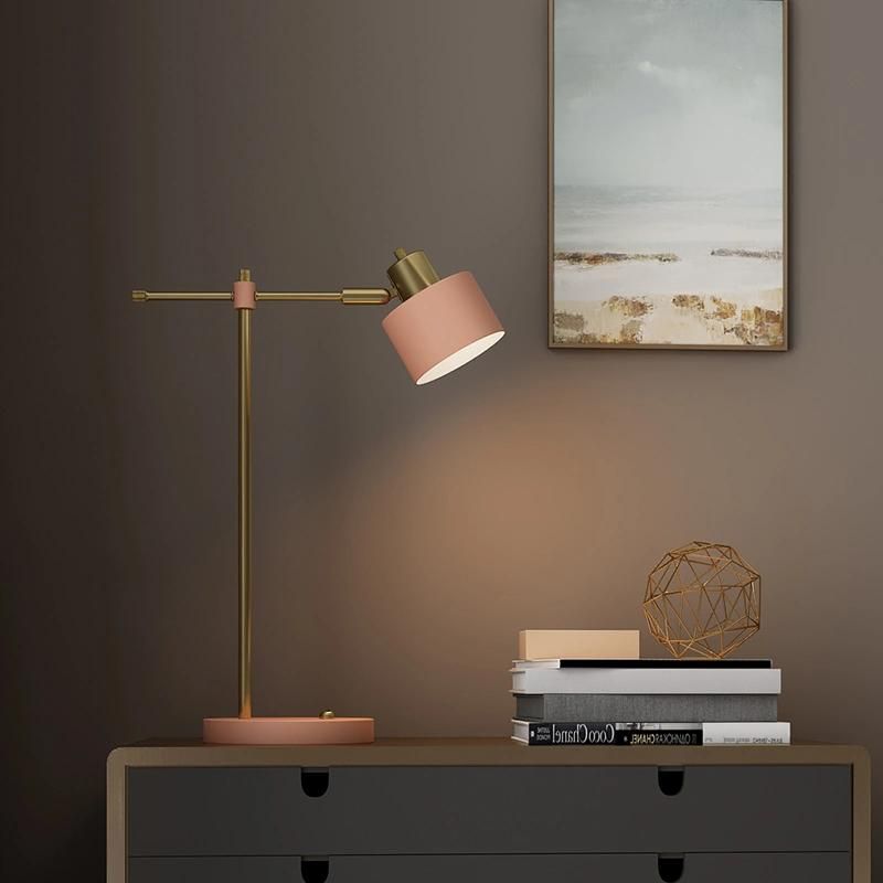 Vintage Style Desk Lamp Colorful Table Lamp Nightstand Lamp Light