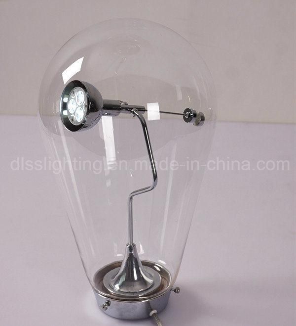 Modern Originality Simple Glass Bulb Table Lamp for Indoor Decoration