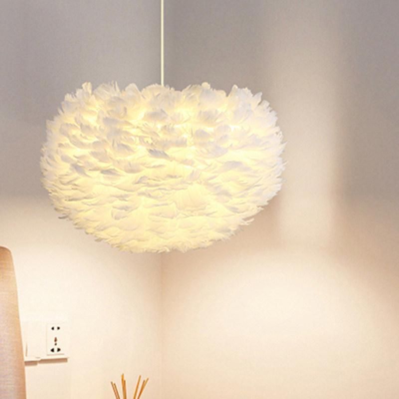 Europe Style Ball Pendant Lamp Designer Arne Contemporary Cloud Shaped Feather Pendant Light (WH-AP-308)