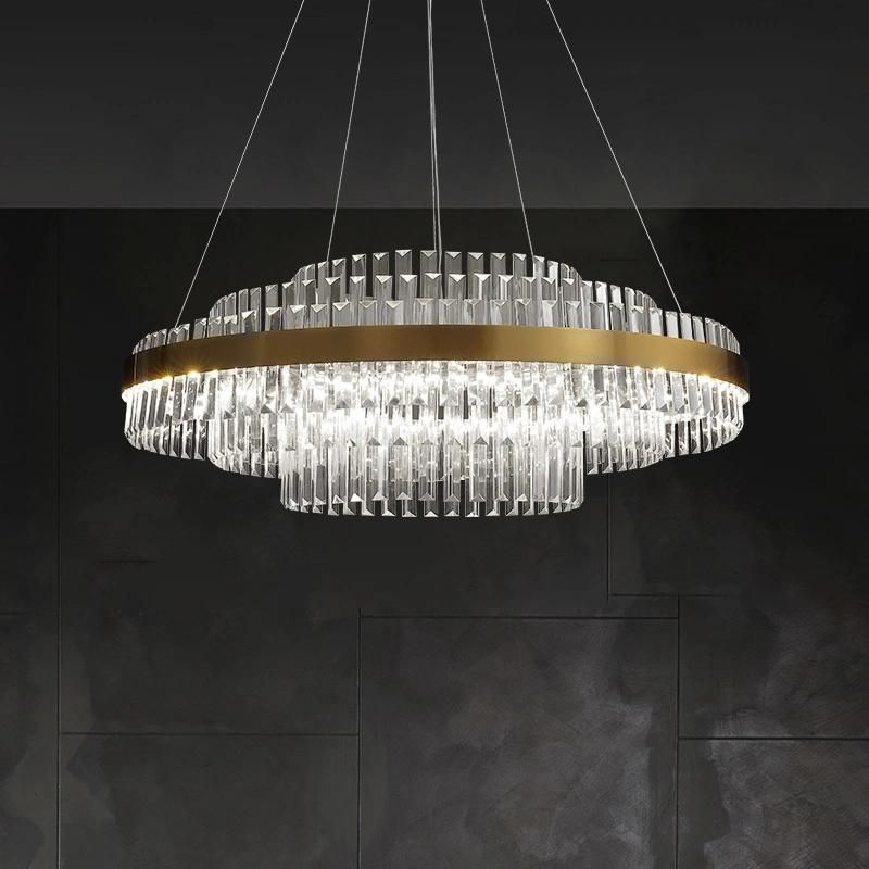 Luxry Indoor Pendant Light Crystal Chandelier Lighting Living Room Dining Room Modern Lamp