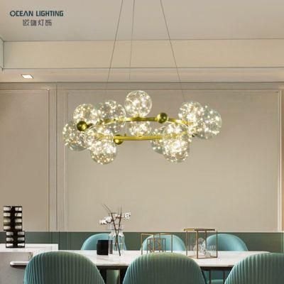 Ocean Lighting New Design Fancy Lighting Crystal Chandeliers Pendant Lamp