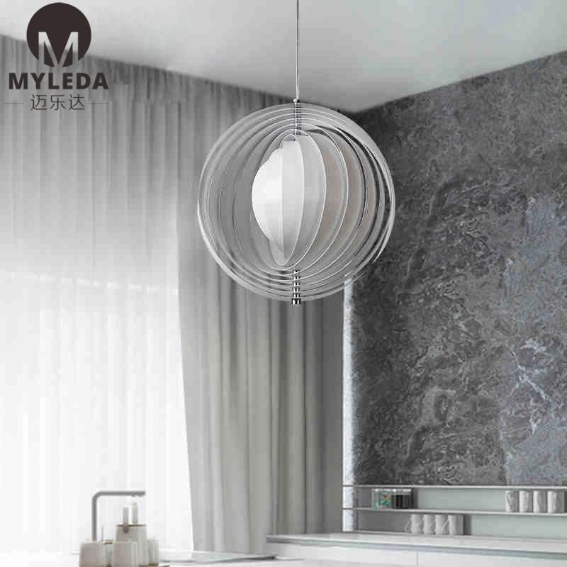 Modern Decoration Pendant Hanging Gold Iron Cage Hanging Lamp