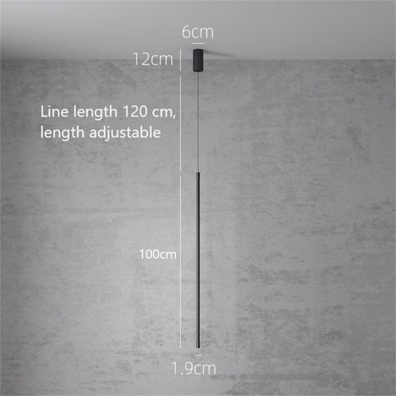 Modern Bedroom Bedside Simple Lights Geometry Pendant Lights Bedroom Living Room Decor Linear Pendant Lamp (WH-AP-254)