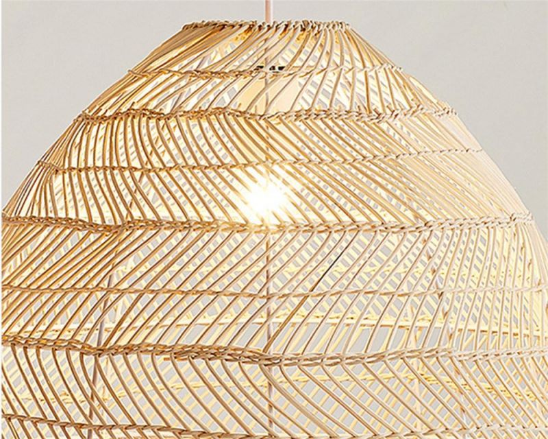 Modern Rattan Pendant Lights Japanese Style Hanglamp for Living Room Bedroom Dining Room Bar Decor Loft E27 Luminaire Suspension