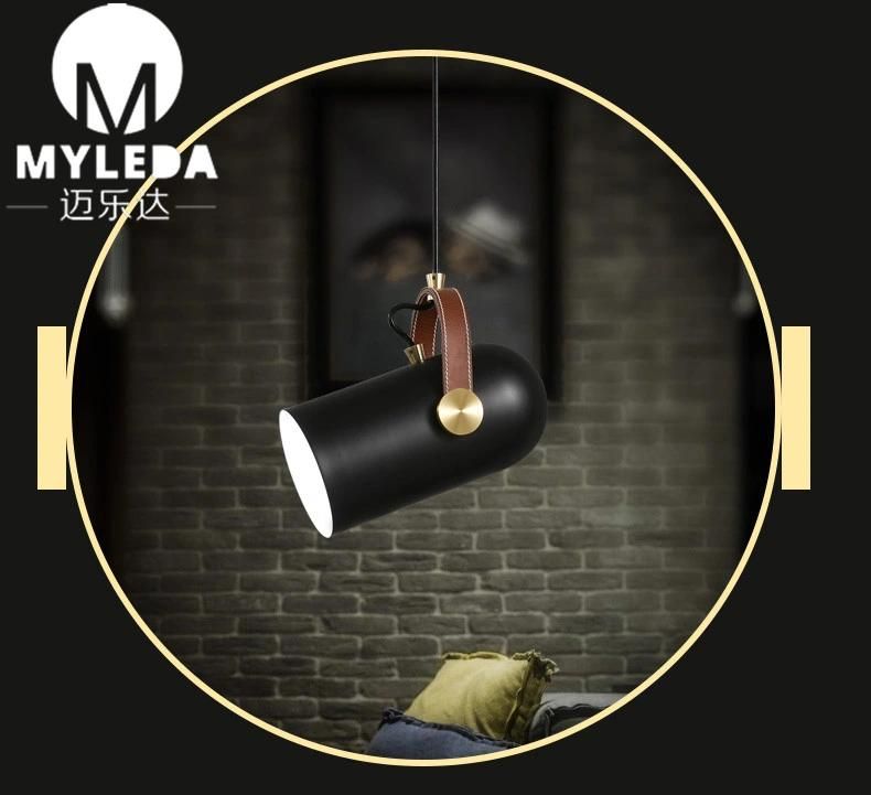 Simple Retro Iron Hanging LED Pendant Lamp