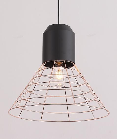 Gold Iron Metal Net Shade Hanging Pendant Light (P-170502-M)