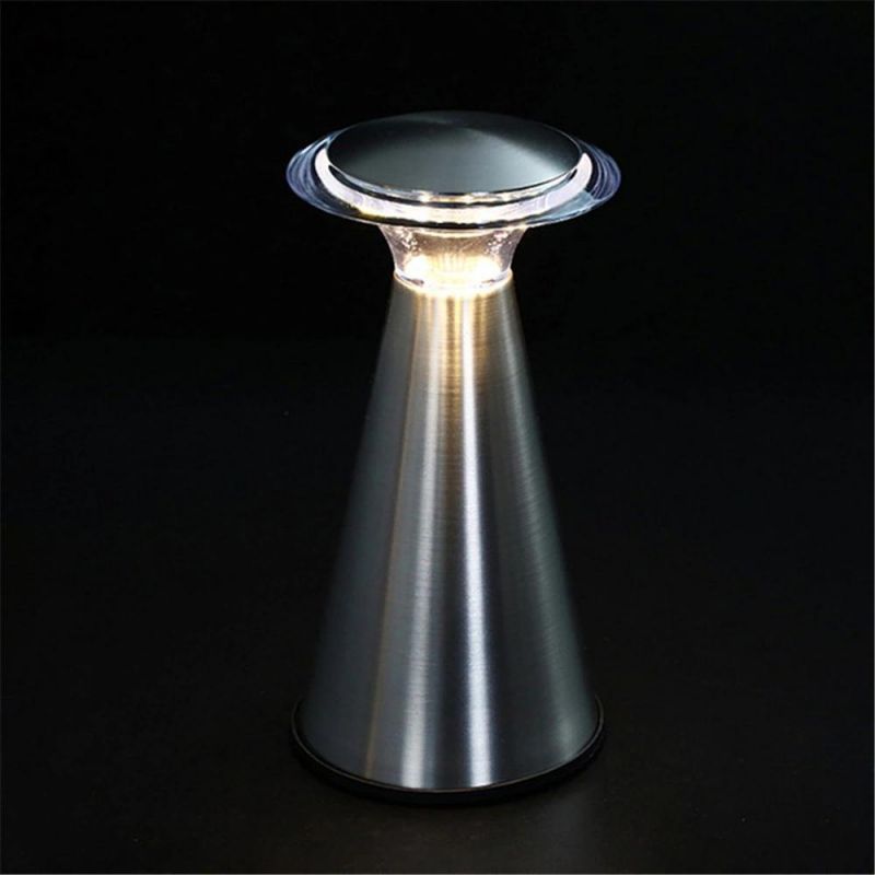 Touch Switch Battery Table Lamp Bar KTV Modern Cordless Chargeable Portable LED Night Light Bedroom Bedside Decor LED Desk Lamp