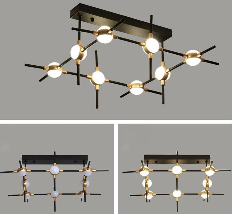Industrial Style Chandelier in Living Room and Shopping Mall Pendant Lamp Dining Room Pendant Light Above Island