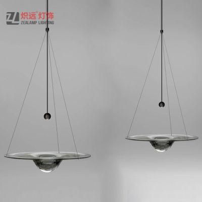 Modern Decorative Glass Chandelier Ceiling Hotel Indoor Hanging Pendant Lamp