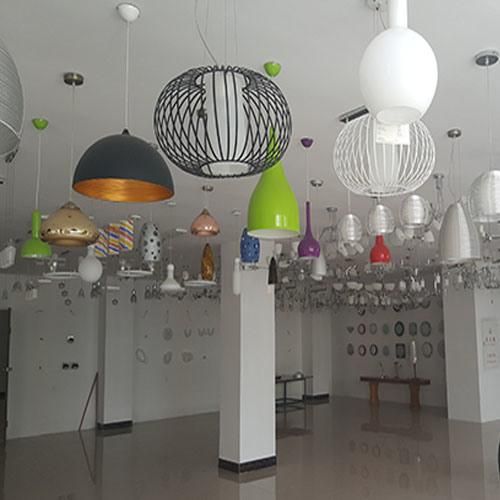 Ceiling Light for Indoor Decorative Round Glass Ceiling Lamp