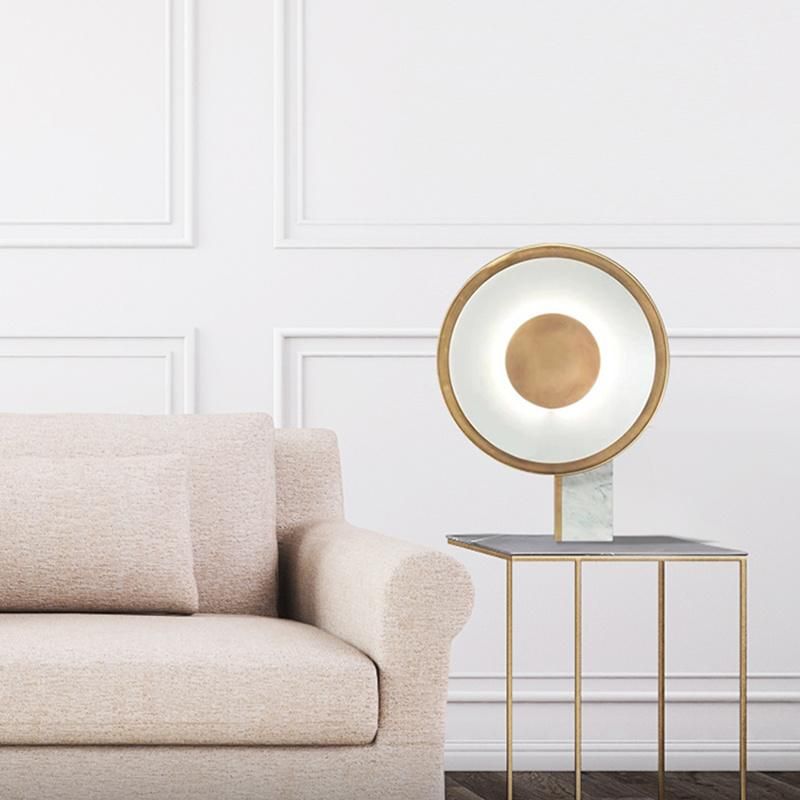 Creative Disc Design Modern Style Table Lamp Reading Light Bedside