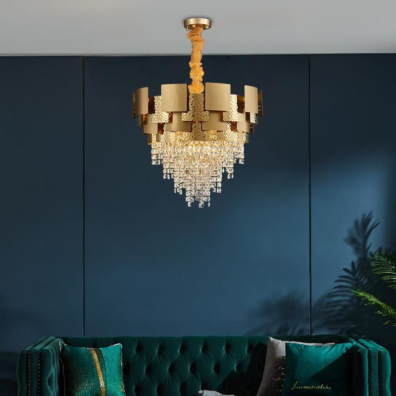 Factory Hot Selling Modern Crystal Chandelier Lighting for Living Room