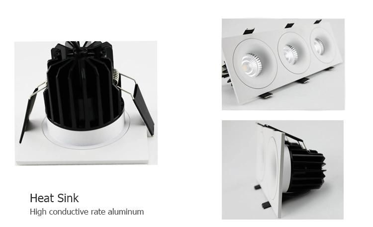 High Lumen COB Downlight Hotel Project LED 10W Spot Bulb Lamp Recessed COB Spotlight Downlight