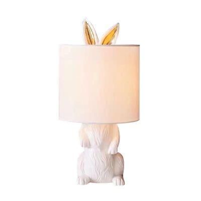 Nordic Post-Modern Girl&prime;s Princess Room Rabbit Desk Lamp Living Room Bedroom Cartoon Bed Desk Lamp