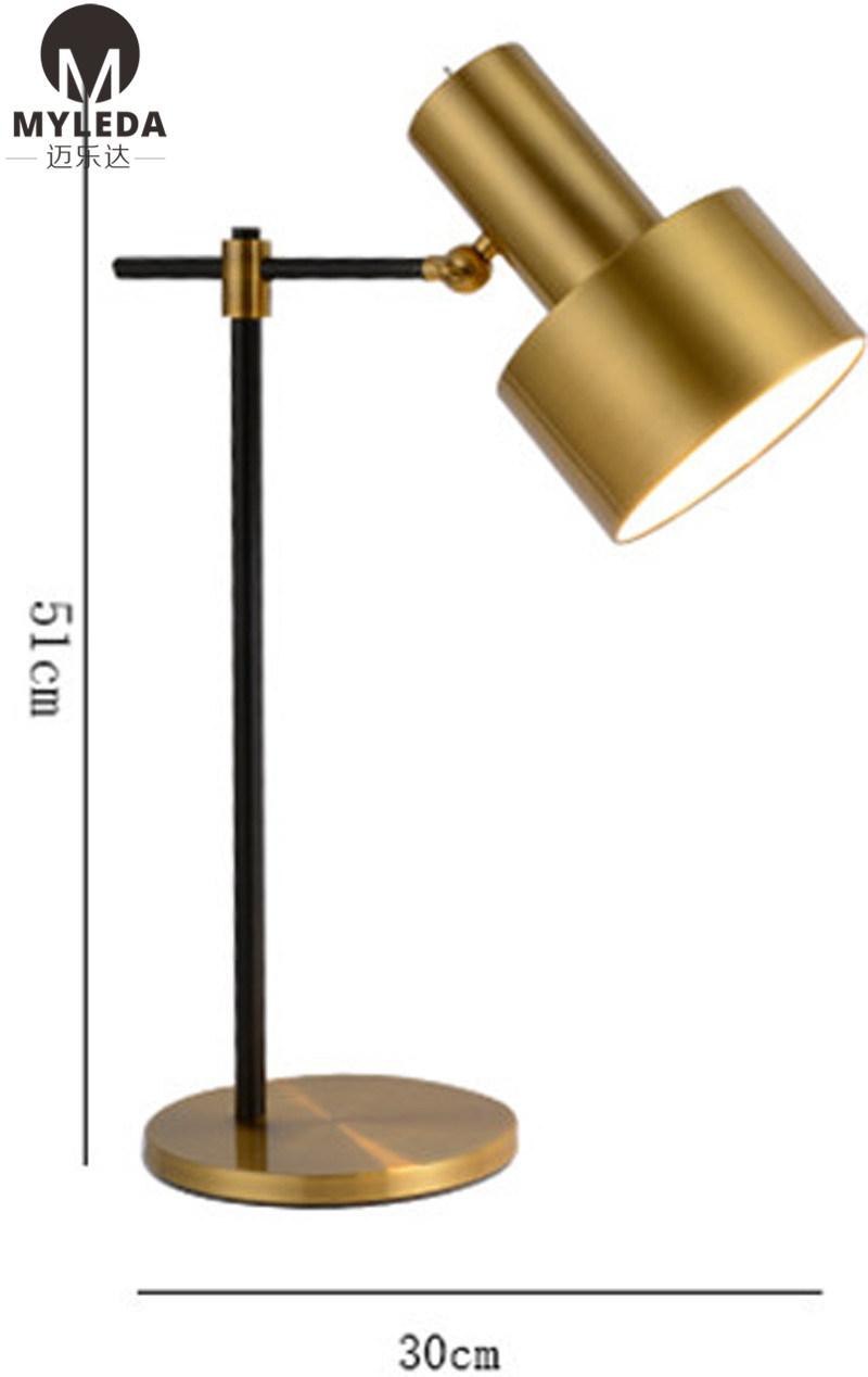 Modern Simple Adjustable Head Table Desk Lamp Night Stand Light