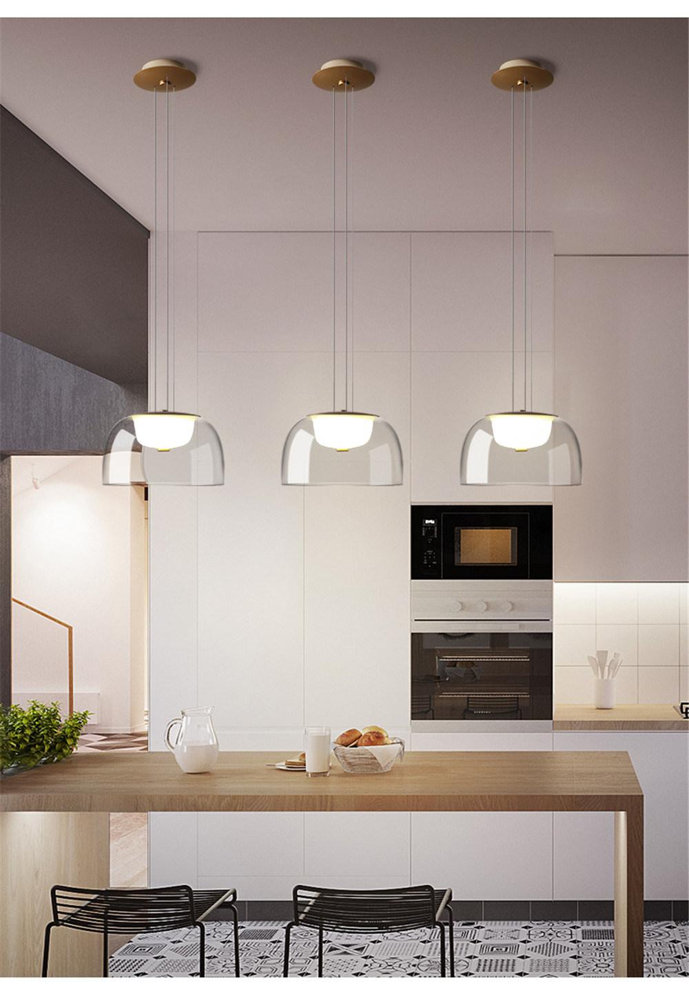 Modern Designer Glass Pendant Lights Dining Room Living Room Kitchen Hanging Lamp Simple Hanglamp Home Decor Light Fixtures
