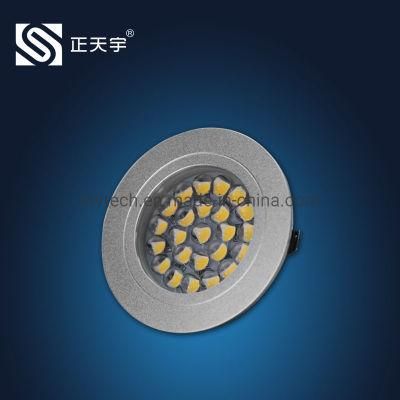 Round DC Powered LED Cabinet/Furniture/Wardrobe Down Light