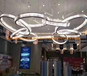 Modern Stainless Steel Crystal Chandelier (WHP-6226L)