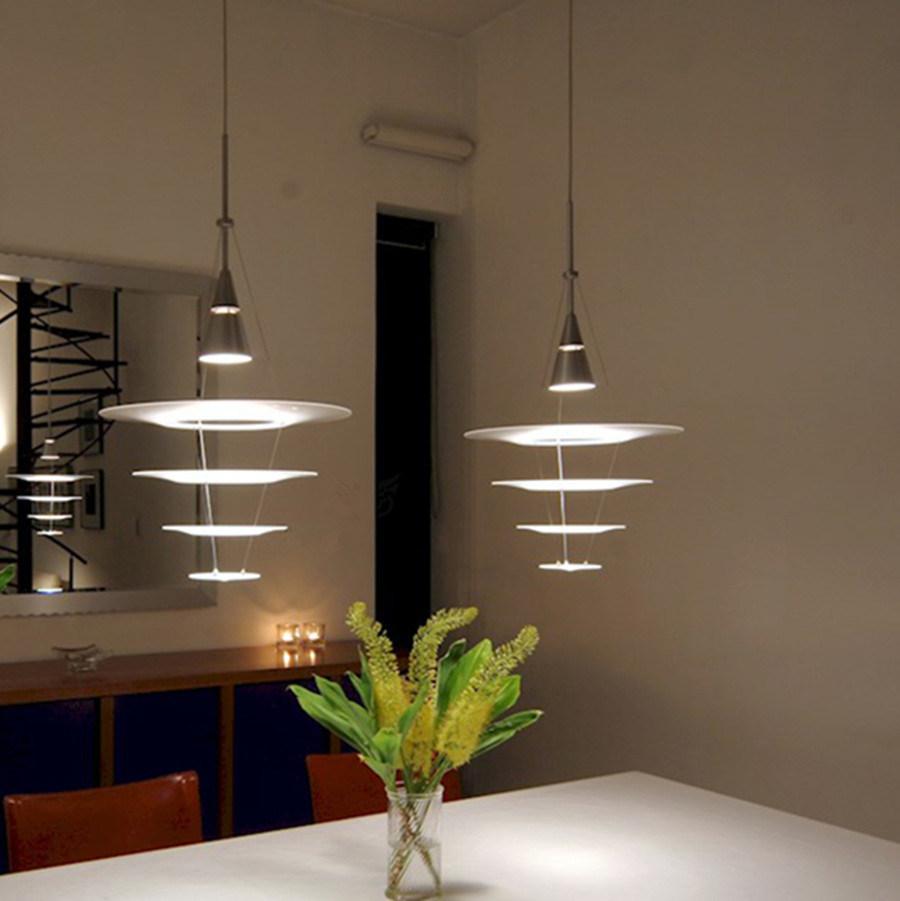 Modern Designer Pendant Lamp Creative Alloy Multi-Layer Pendant Lamp Living Room Kitchen Suspension Lights (WH-AP-133)