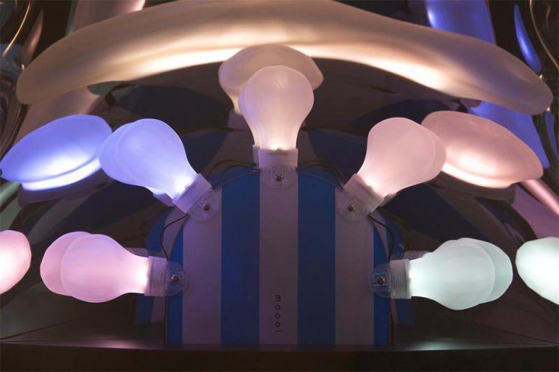 New Design Indoor Living Room Dreamlike Colorful Mirro Lamp