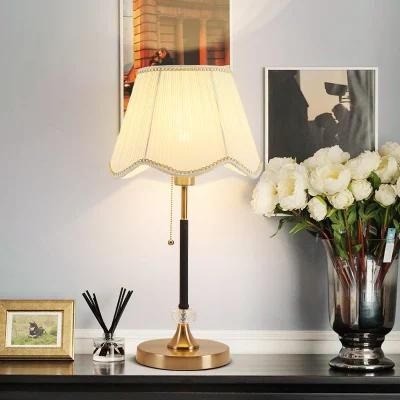 Vintage Rural Style White Shade Table Lamp Reading Dining Lamp