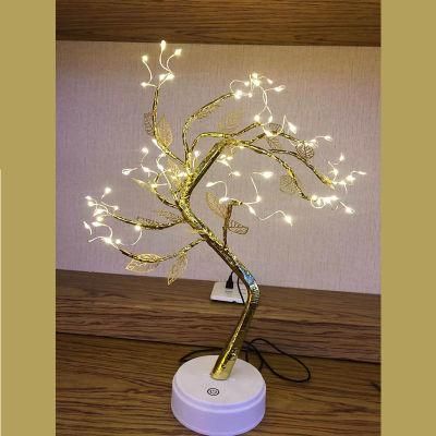 Bedroom Decoration Branches Leaves Warm Light Tree Lamp for Gc-Lt-0052