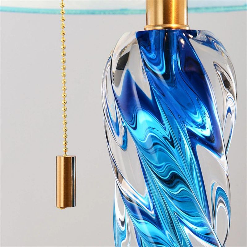 Designer Crystal Table Lamp Living Room Home Decor Table Lights Modern Simple Bedroom Bedside Lamp Parlor Glass Lights Fixtures