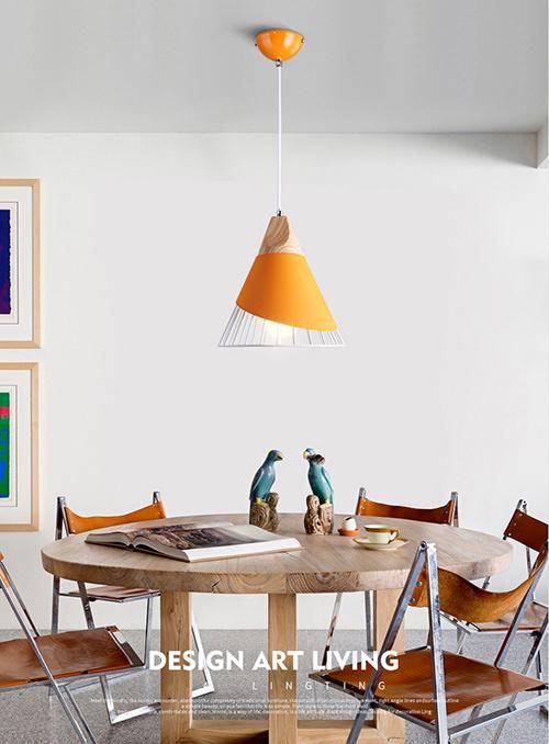 Yellow Color for Pendant Lamp Interior Decoration Lighting