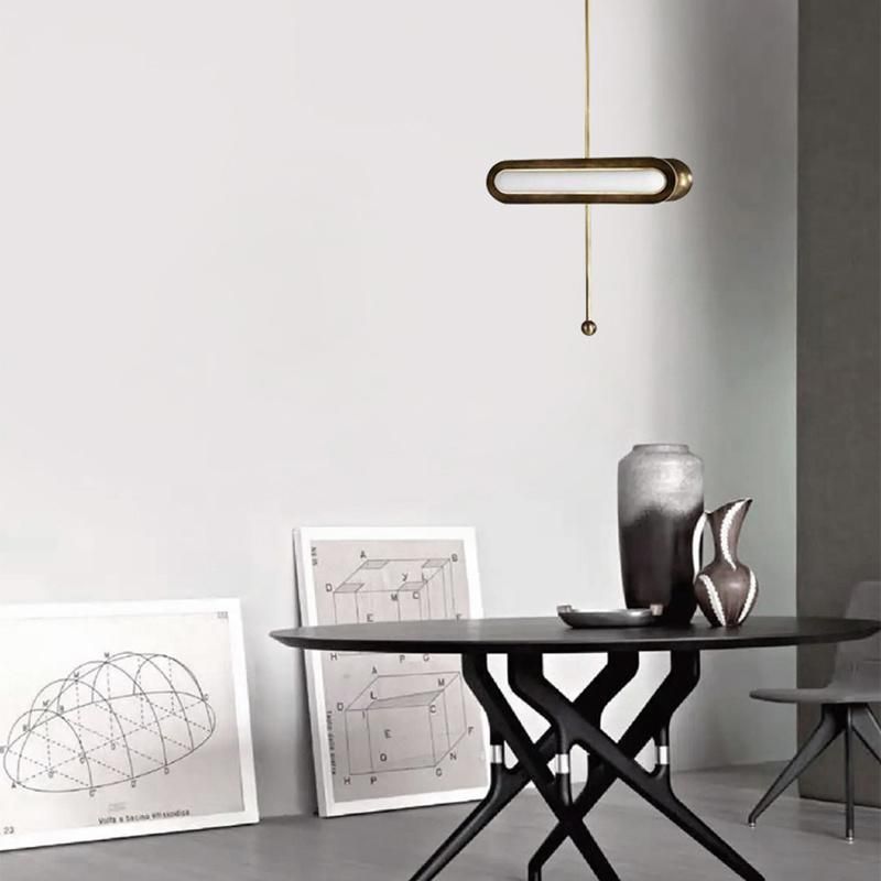 Simple Consice Style Chandelier Bedroom Reading Pendant Lamp LED Light