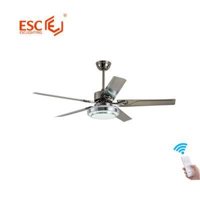 Factory Direct Save Energy 3 Speed Pure Copper Motor Modern Ceiling Fan with LED Light