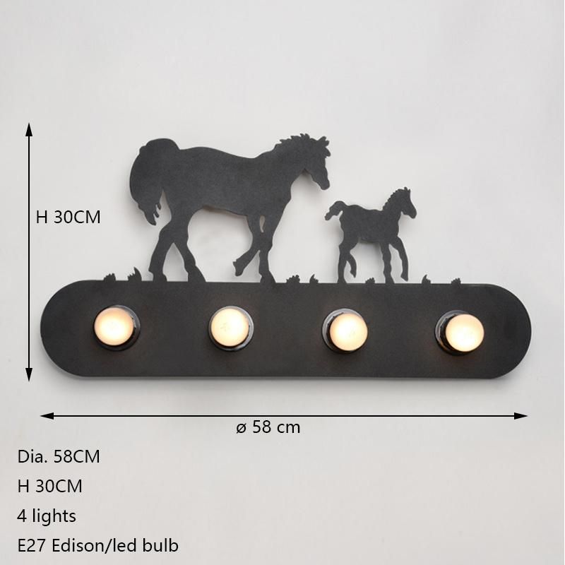 American Country Restaurant Fashion Creative Industrial LED Indoor Wall Lamps (WH-VR-75)