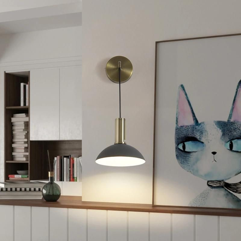 Nordic Bedroom Bedside Lamp Wall Lamp Post Modern Living Room Wall Lamp