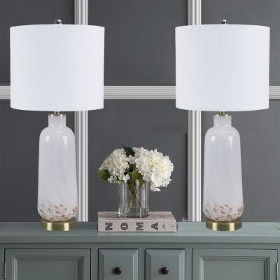 White Ceramic Base Multi-Scene Use Indoor Table Lamp