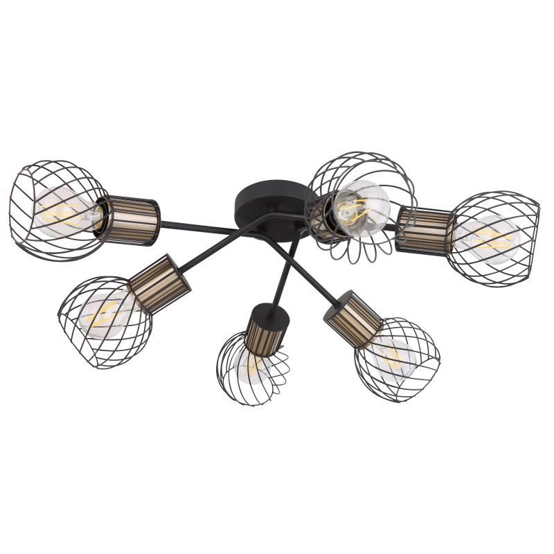 Modern Living Room Bedroom Industrial Lighting Retro Ceiling Lamp