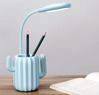 Cactus Table Lamp Creative Folding Learning Reading Lamp LED Eye Protection Lamp Creative Lamp