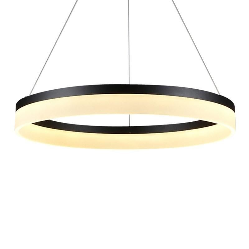 Modern Inverted Pendant Light Round Circle Lampshade for Indoor Home Lighting (WH-AP-33)