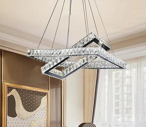 Modern LED Crystal Pendant Ceiling Lamp for Living Room