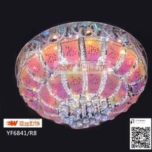 2015 New Modle Glass Crystal Ceiling Lamp with MP3 (YF6841/R8)