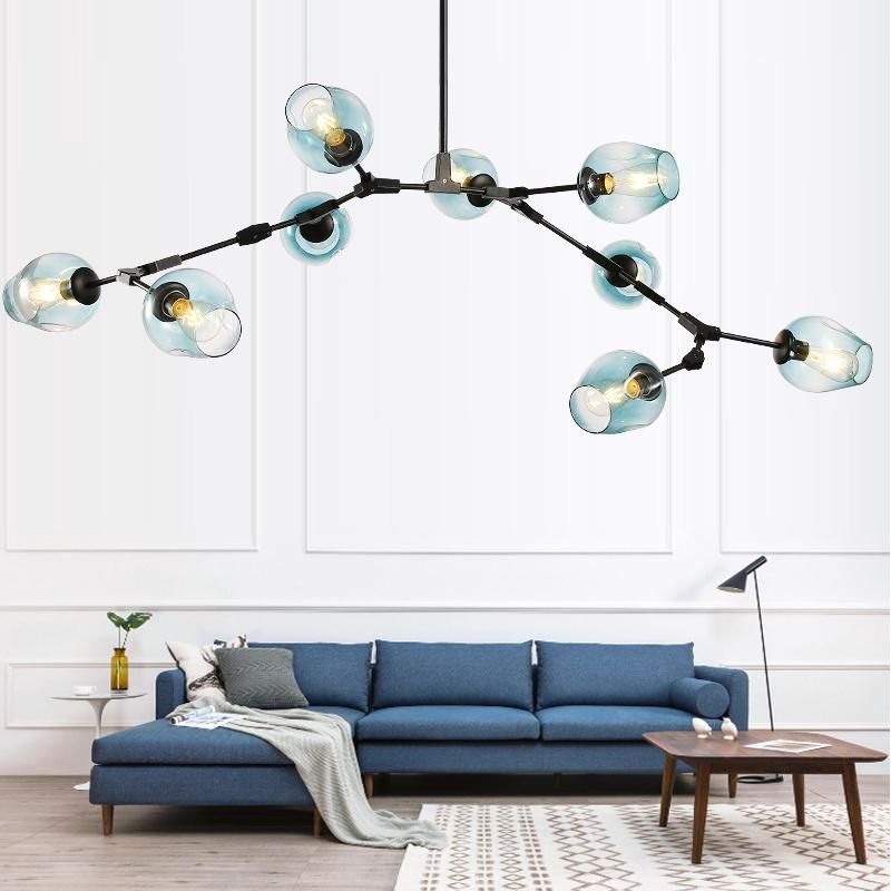 Nordic Molecular Lamp Living Room Bedroom Kitchen Glass Chandelier (WH-GP-08)