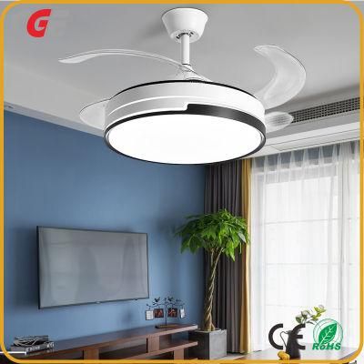 Modern Simple 42inch 52 Inch LED Decorative Ceiling Fan for Living Room