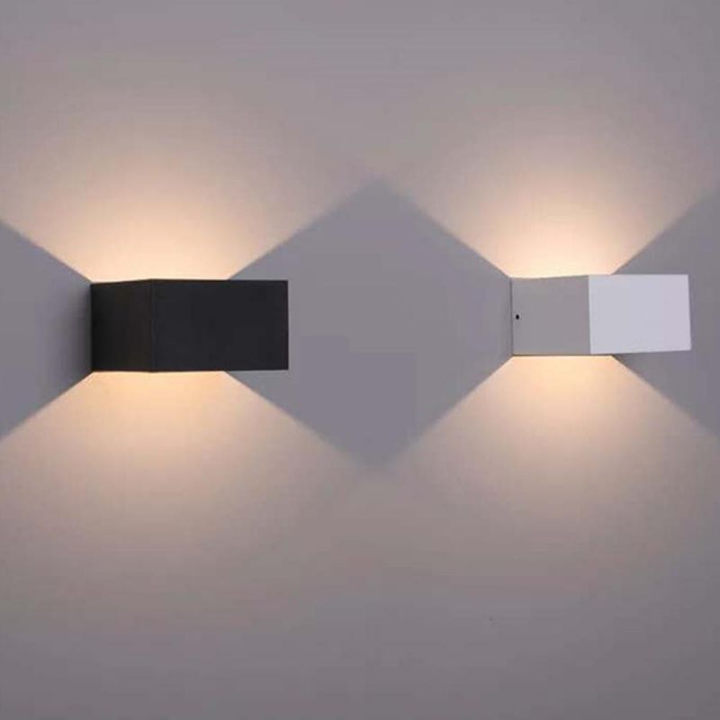 Modern Exterior Wall Sconces out Door Lights White LED Light Wall