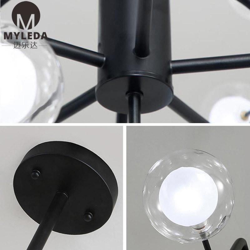 Modern Simple Bubble Ball Branch Pendant Lamp for Home Living Room Bedroom